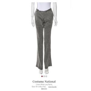Costume National pinstripe trousers